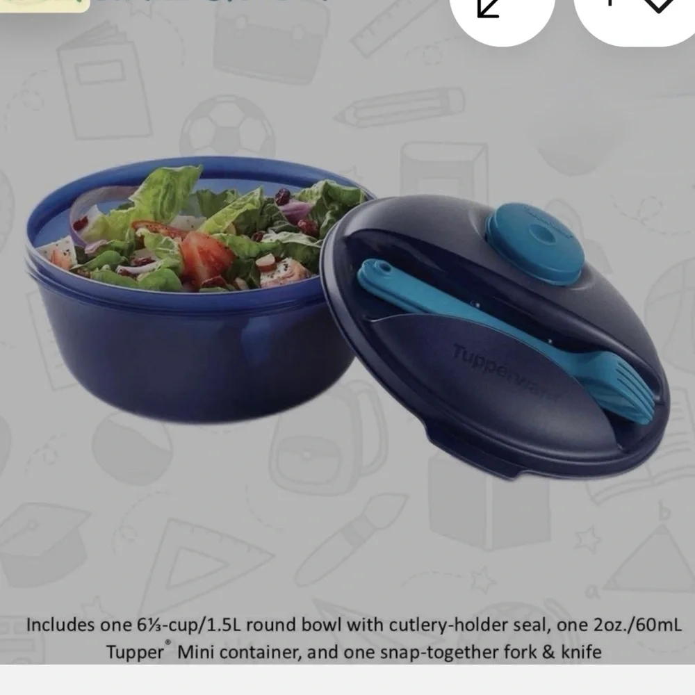 Tupperware Salad On-The-Go Set - Picture 1 of 1